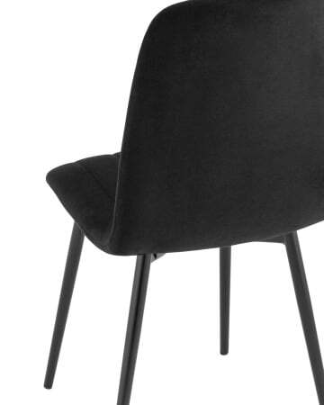 Стул Easy велюр черный (Стул Easy черный)