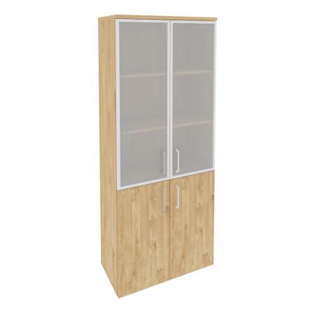 Шкаф высокий широкий Onix O.ST-1.2R 800x420x1977 (Тиквуд Светлый)