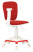 Кресло детское CH-W204/F красный 26-22 крестов. пластик подст.для ног пластик белый (Красный)