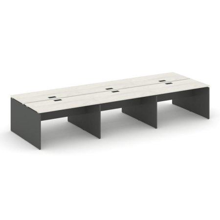 Рабочая станция 2-х сторонняя SN-D.DRS-082 (3540х1632х750) (Дуб Наварра/Антрацит)