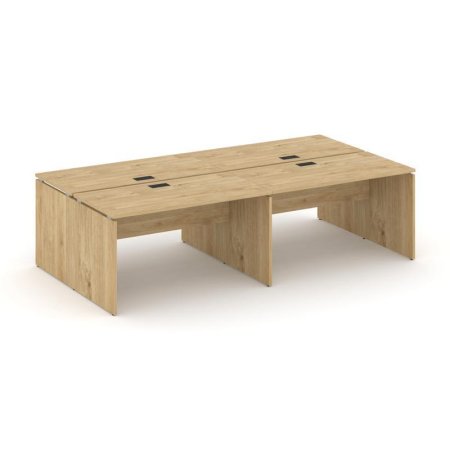 Рабочая станция 2-х сторонняя SN-D.DRS-034 (3160х1232х750) (Тиквуд Светлый)