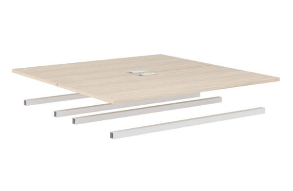 Столешница двойная для экрана на кронштейнах Target TAR232 1402x1440x25 (RovereБелый) Столешница двойная для экрана на кронштейнах Target TAR232 1402x1440x25 (RovereБелый)