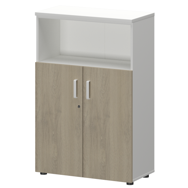 Шкаф Смарт СМШ-38Д2 Тип1 792x380x1214 (Белый/Кронберг)