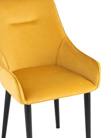 Стул Джоан велюр оранжевый (Стул Джоан оранжевый)