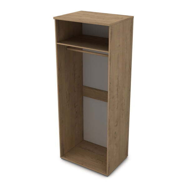 9Ш.011 Шкаф для одежды глубокий (800x600x2045) (Teakwood) 9Ш.011 Шкаф для одежды глубокий (800x600x2045) (Teakwood)