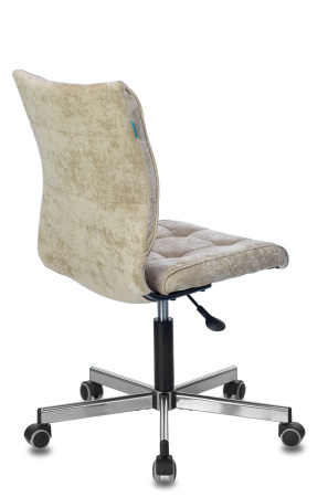 Кресло Бюрократ CH-330M/LT-21 без подлокотников песочный крестовина металл (Компьютерное кресло CH-330M песочный)