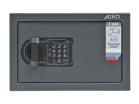 Мебельный сейф AIKO Т-200 EL (Графит) Мебельный сейф AIKO Т-200 EL (Графит)