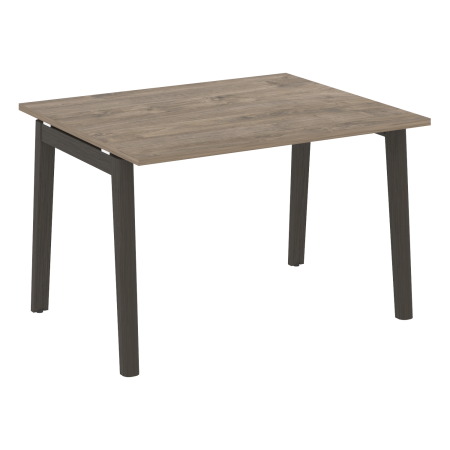 Стол переговорный на деревянных опорах Onix Wood OW.PRG-1.2 1180x980x750 (Тиквуд Темный/Дуб Темный)