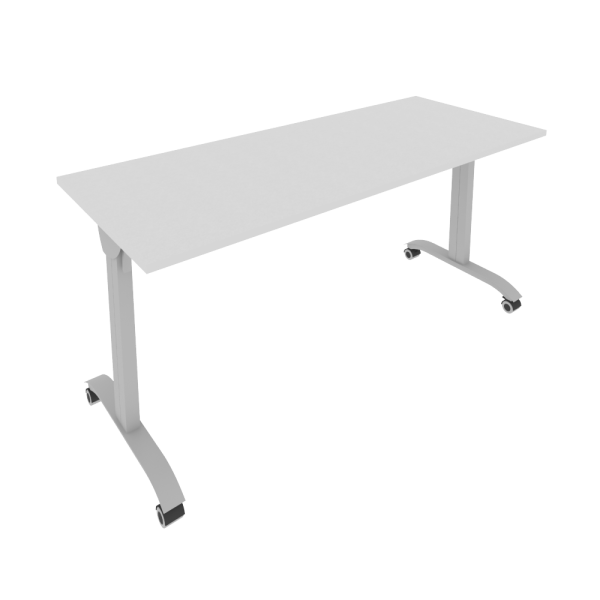 Стол складной мобильный Mobile system СМ-6 1600x650x757 (Серый/Серый металл)