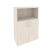 Шкаф средний широкий Onix O.ST-2.1 800x420x1207 (Тиквуд Темный) Шкаф средний широкий Onix O.ST-2.1 800x420x1207 (Тиквуд Темный)