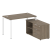 Рабочая станция с опорной тумбой правая Metal System Style БП.РС-СТС-2.2 Пр 1300x1520x750 (Дуб Наварра/Серый металл) Рабочая станция с опорной тумбой правая Metal System Style БП.РС-СТС-2.2 Пр 1300x1520x750 (Дуб Наварра/Серый металл)