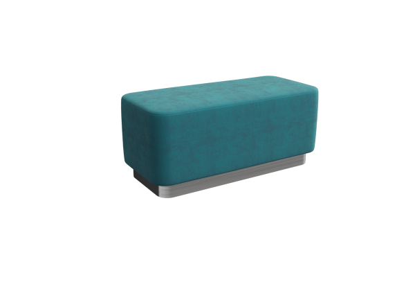 Пуфик PV-4 (Teddy 663/Серебро) Пуфик PV-4 (Teddy 663/Серебро)