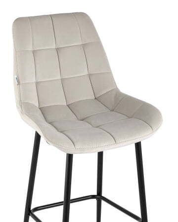 Стул барный Флекс велюр бежевый (Стул барный Флекс бежевый)