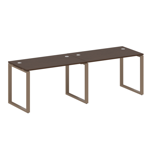 Рабочая станция Metal System Style БО.СМ-2.2 2400x720x750 (Венге Цаво/Мокко металл) Рабочая станция Metal System Style БО.СМ-2.2 2400x720x750 (Венге Цаво/Мокко металл)