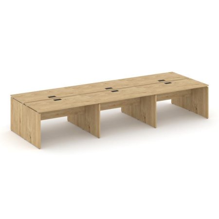 Рабочая станция 2-х сторонняя SN-D.DRS-082 (3540х1632х750) (Тиквуд Светлый)
