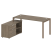 Рабочая станция с опорной тумбой левая Metal System Style БП.РС-СТС-2.4 Л 1700x1520x750 (Дуб Наварра/Серый металл) Рабочая станция с опорной тумбой левая Metal System Style БП.РС-СТС-2.4 Л 1700x1520x750 (Дуб Наварра/Серый металл)