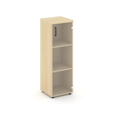 Шкаф средний узкий SN.STU.E-205(R) (400х400х1203) (Акация Лорка/Прозрачный)