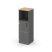Шкаф средний узкий SN.STU-202(L) (400х400х1203) (Антрацит/Тиквуд Светлый/Прозрачный) Шкаф средний узкий SN.STU-202(L) (400х400х1203) (Антрацит/Тиквуд Светлый/Прозрачный)