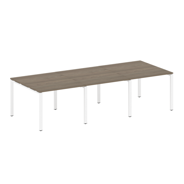 Переговорный стол 3 столешницы Metal System Style БП.ПРГ-3.1 3000x1235x750 (Вяз/Белый металл) Переговорный стол 3 столешницы Metal System Style БП.ПРГ-3.1 3000x1235x750 (Вяз/Белый металл)