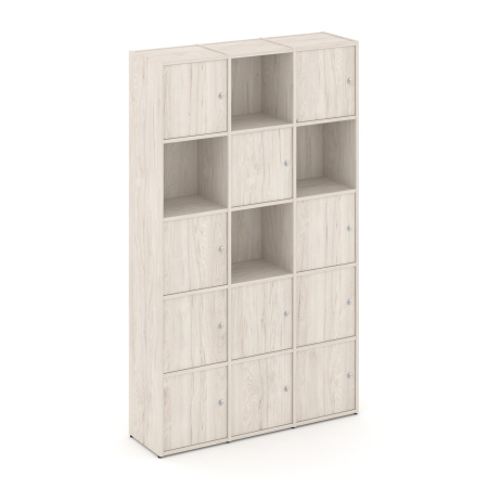 Стеллаж Locker Plus LK.K-009 1188x350x1983 (Денвер Светлый |)