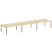 Переговорный стол 3 столешницы Metal System Style БП.ПРГ-3.5 5400x1235x750 (Дуб Наварра/Мокко металл) Переговорный стол 3 столешницы Metal System Style БП.ПРГ-3.5 5400x1235x750 (Дуб Наварра/Мокко металл)