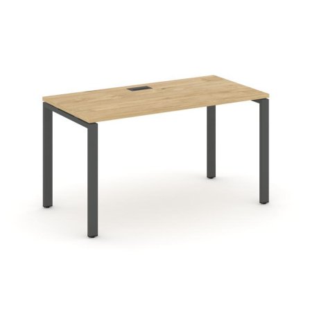 Стол письменный SN-6P.SP-001 (980х600х750) (Тиквуд Светлый/Металл Антрацит)