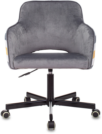 Кресло CH-380M серая жемчужина Italia 26 зигзаг крестов. металл (Серо-голубой) Кресло CH-380M серая жемчужина Italia 26 зигзаг крестов. металл (Серо-голубой)