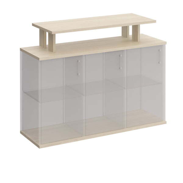 Топ для шкафа с надстройкой и нижним щитом Борн B 801 1426x450x18 (Дуб шамони)