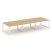 Рабочая станция 2-х сторонняя SN-6O.DRS-081 (2940х1632х750) (Тиквуд Светлый/Металл Антрацит) Рабочая станция 2-х сторонняя SN-6O.DRS-081 (2940х1632х750) (Тиквуд Светлый/Металл Антрацит)