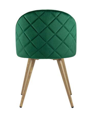 Стул Лион велюр с ромбами зеленый (Стул Лион зеленый)