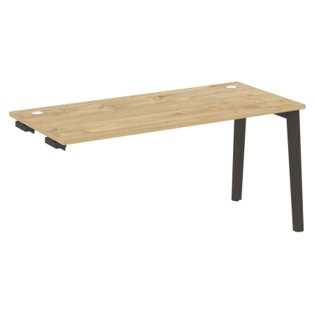 Стол-приставка к опорным элементам на деревянных опорах Onix Wood OW.SPR-4.7 1580x720x750 (Тиквуд Светлый/Дуб Темный)