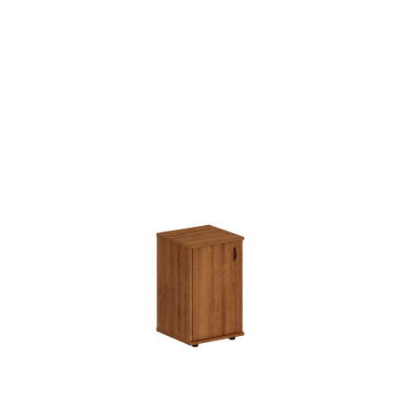 Шкаф закрытый узкий низкий Престиж Исп.02 470x460x750 (Темный орех)