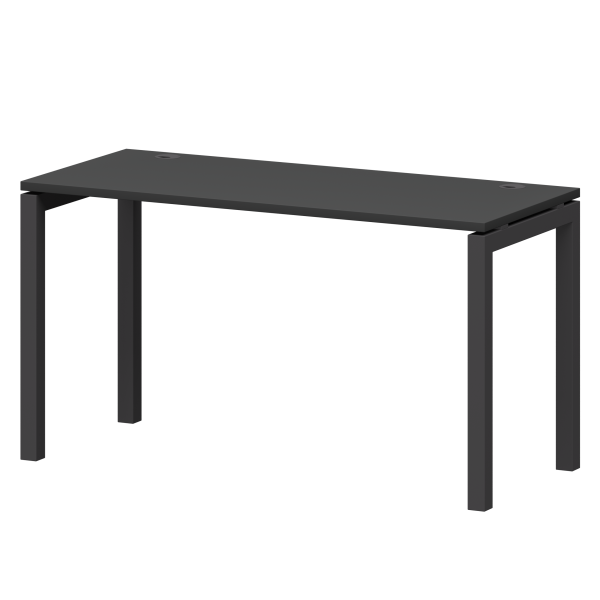 Стол на металлокаркасе Смарт СМС25-П-10К.60.Пр50 1000x600x750 (Графит/Антрацит)