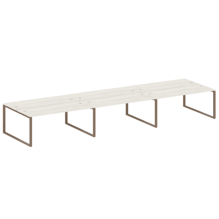 Рабочая станция Metal System Style БО.СМ-6.5 5400x1475x750 (Дуб Наварра/Мокко металл)