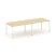 Стол переговорный SN-4P.SPRG-014.3 (3160х980х750) (Тиквуд Светлый/Металл Антрацит) Стол переговорный SN-4P.SPRG-014.3 (3160х980х750) (Тиквуд Светлый/Металл Антрацит)