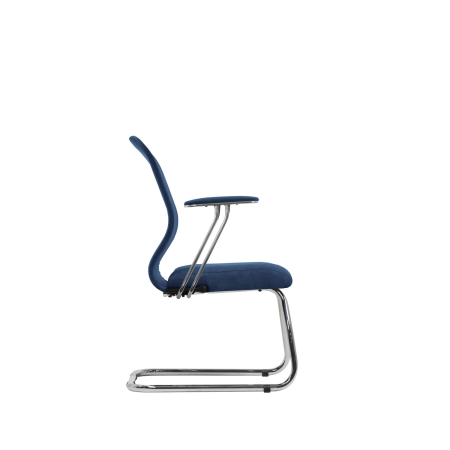 Кресло для руководителя Метта SU-Mr-4(Vivaldi)/подл.078/осн.007 (Светло-синий)