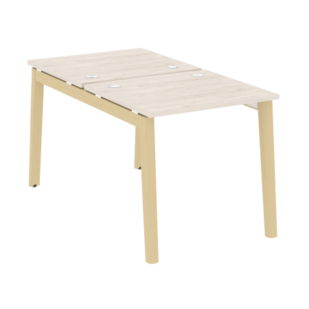 Рабочая станция на деревянных опорах Onix Wood OW.D.RS-2.0.7 780x1475x750 (Дуб Аризона/Дуб Светлый)