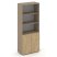 Шкаф высокий широкий ES.ST-1.1 (800х420х1977) (Латте/Тиквуд Светлый)