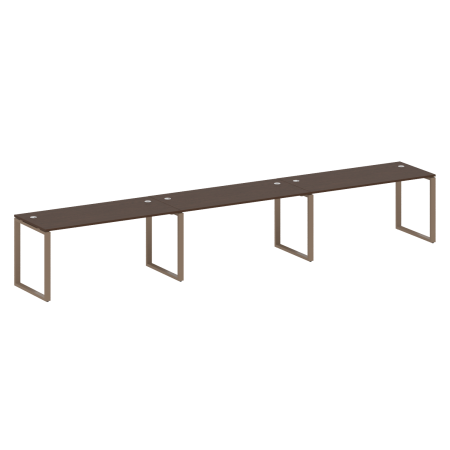 Рабочая станция Metal System Style БО.СМ-3.4 4800x720x750 (Венге Цаво/Мокко металл)