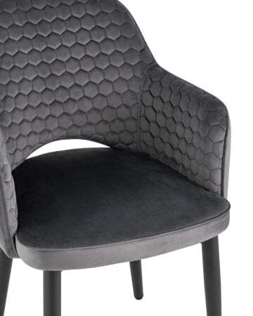 Стул Венера Хани велюр серый (Стул Венера Хани серый)