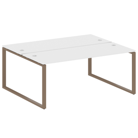 Рабочая станция Metal System Style БО.РАС-СП-2.5 1800x1475x750 (Белый/Мокко металл)