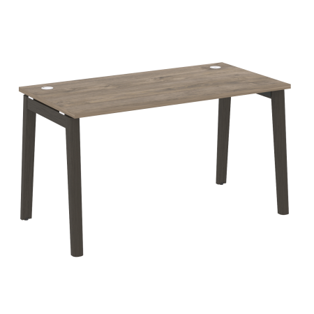 Стол рабочий на деревянных опорах Onix Wood OW.SP-3.7 1380x720x750 (Тиквуд Темный/Дуб Темный)