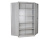 Офисный шкаф ПРАКТИК M-18 (Серый)