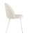 Стул Логан велюр молочный белые ножки (Стул Логан молочный)
