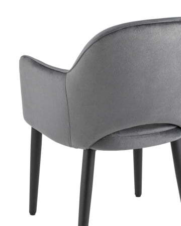 Стул Венера велюр серый (Стул Венера серый) Стул Венера велюр серый (Стул Венера серый)