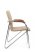 Стул Самба с деревянными подлокотниками SMB-02H Бежевый (Бежевый)