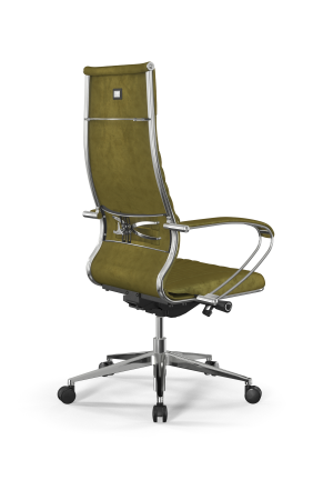 Кресло для руководителя Метта Samurai L1-13K - GoyaLE /Kc31/Wm31/K2cV(M26.B32.G25.W03) (Оливковый)