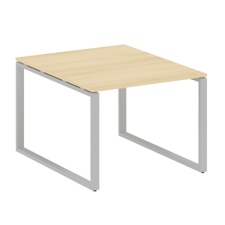 Переговорный стол 1 столешница Metal System Style БО.ПРГ-1.1 1000x1235x750 (Акация/Серый металл)