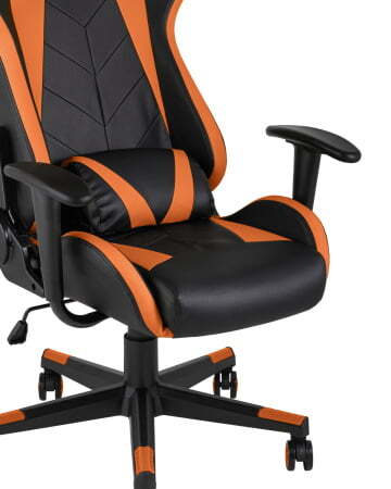Кресло игровое TopChairs Gallardo оранжевое (Геймерское кресло Gallardo оранжевый) Кресло игровое TopChairs Gallardo оранжевое (Геймерское кресло Gallardo оранжевый)