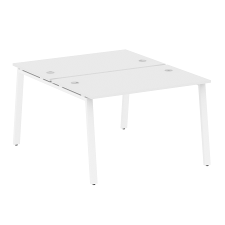 Рабочая станция Metal System Style БА.РАС-СП-2.2 1200x1475x750 (Белый/Белый металл)